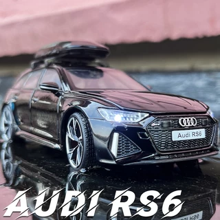 ( Siêu mới ) 1:32 audi rs6 quattro station wagon hợp kim diecasts & xe đồ chơi mô hình ô tô âm thanh và ánh sáng đồ