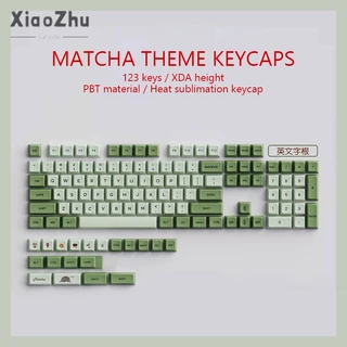 Xiaozhu Bangchu Matcha Keycaps Chất Lượng Cao Tự Làm Bàn Phím Cơ Bộ Keycaps