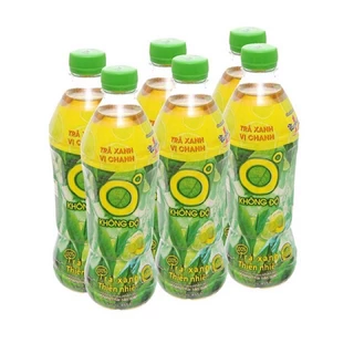 1 Lốc ( 6 Chai ) Trà Xanh Không Độ 455ml