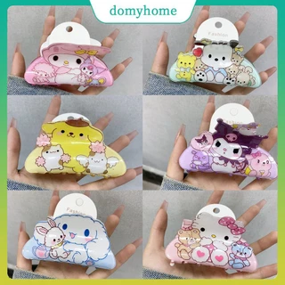 SANRIO Kẹp Tóc Hình Cá Mập Kuromi Cinnamoroll Dễ Thương Cho Bé Gái