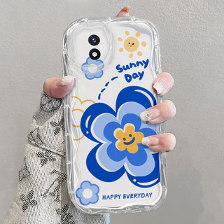 ốp lưng VIVO Y02T Y02 Y02A 4G Dễ Thương Ốp Điện Thoại tpu cute Hoa Chống Sốc Hình 3d Thời Trang