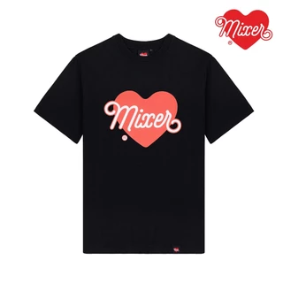 Áo thun trái tim basic MIXER "Big Heart Tee" nam nữ Unisex dáng rộng vải Cotton 2 chiều cao cấp