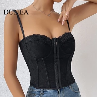 DUNEA Áo Lót Nữ Phối Ren Hở Lưng Quyến Rũ