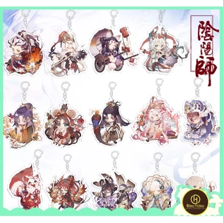 [Sẵn VN - Hỏa Tốc] Móc Khoá Nhựa Trong Suốt Acrylic 2 Mặt Mẫu Nhân Vật Game Âm Dương Sư Onmyoji Chibi Style_mica Hoàng