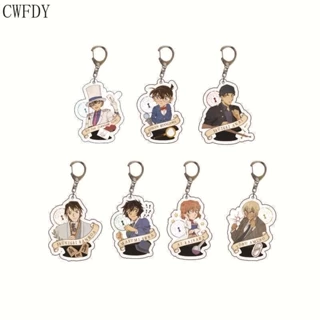 Móc khoá Thám tử lùng danh Conan Anime Detective Conan Keychain Kudo Shinichi Cartoon Figures Acrylic dễ thương