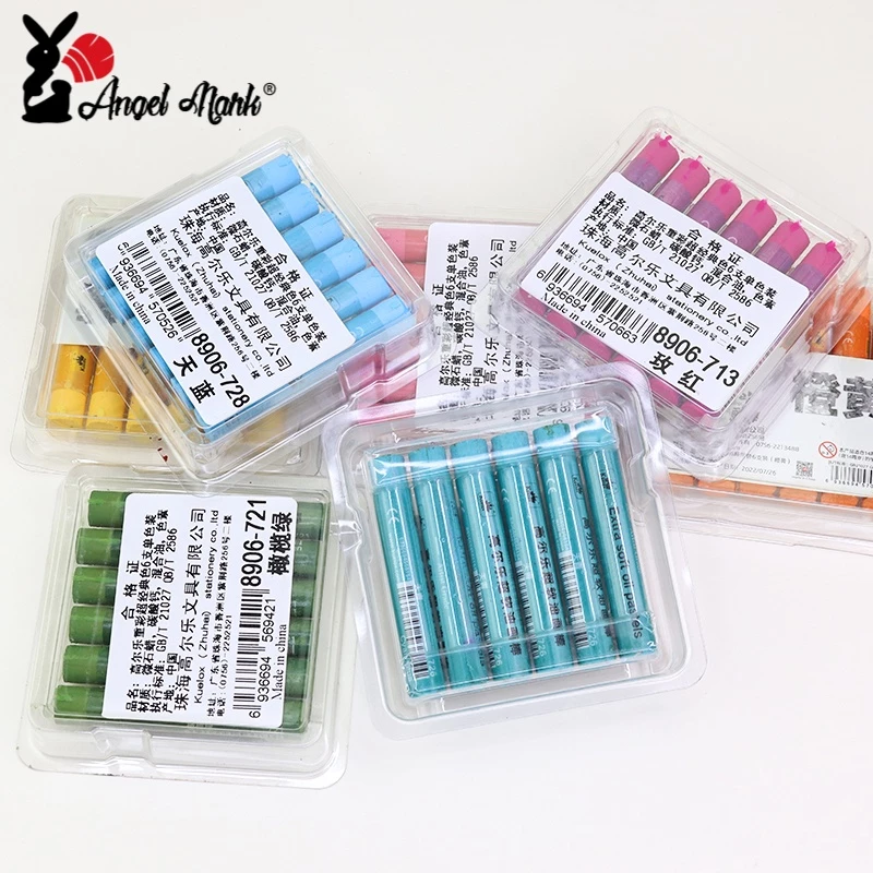 6 Chiếc Kuelox Màu Nặng Dầu Pastel Đơn Sắc Tranh Sơn Dầu Crayon
