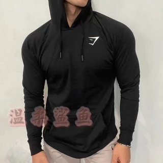 Yyds goodieshigh Áo Sweater Thể Thao Chui Đầu Dáng Ôm In logo Hình Cá Mập Cổ Điển Chất Lượng Cao Cho Nam