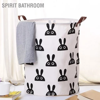 SPIRIT Bathroom Giỏ Đựng Đồ Giặt Thỏ Cotton 40x40x50cm Quần Áo Bẩn Cản Trở Chứa Lót Chống Thấm Nước Thùng