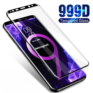 Kính Cường Lực Bảo Vệ Màn Hình Cong Cho Samsung S10 S9 S8 S20 S21 S22 S23 FE S24 Note 20 Ultra 10 Plus 9 8