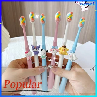 Sanrio Bàn Chải Đánh Răng Lông Mềm Hình kuromi melody cinnamoroll Dễ Thương Cho Người Lớn Và Trẻ Em