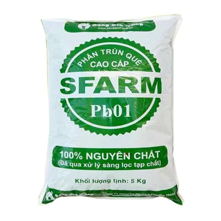 Phân trùn quế cao cấp túi 5kg SFRAM Duynongnghiep