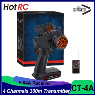 Hotrc Bộ Điều Khiển radio 4 Kênh ct-4a 4ch 2.4ghz fhss Hệ Thống fhss 4v-9v Cho Đồ Chơi Xe Hơi Tàu Thuyền Điều Khiển Từ Xa Kèm Bộ Nhận f-04a