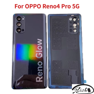 Lưng Nắp Đậy Pin Có Khung Bảo Vệ Ống Kính Máy Ảnh Thay Thế Chuyên Dụng Cho oppo reno 4 pro 5g