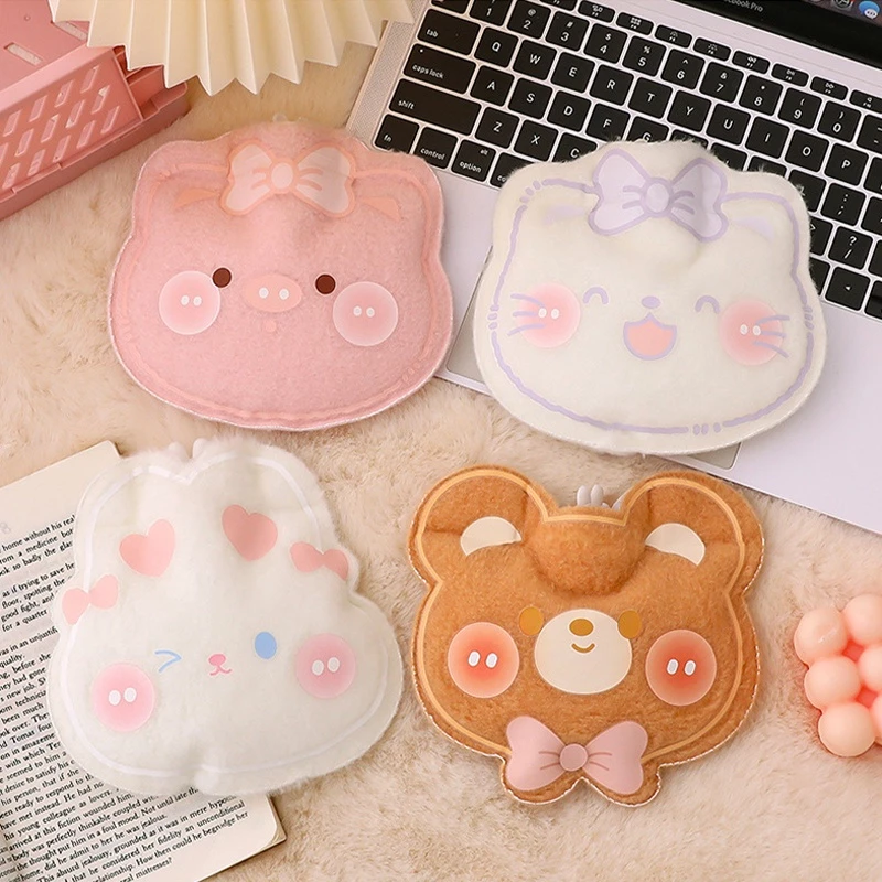 Dễ Thương Túi Chườm Nước Nóng Giữ Ấm Tay Mùa Đông mini Hình Gấu teddy Bằng Nhung