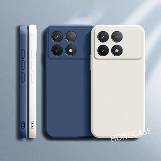 Ốp Lưng Cho Xiaomi Poco X6 Pro 5G PocoX6 PocoX6Pro K70E RedmiK70E pocoF6 pocoF6Pro 2024 Vỏ Điện Thoại TPU Chống Sốc Thời Trang Vuông Silicon Lỏng Mềm