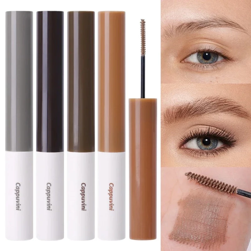 Kem Mascara Lông Mày Lâu Dài Chống Thấm Nước Lông Mày Bóng Trang Điểm Làm Đẹp Comtic Dụng Cụ Với Cọ Nhuộm Gel Lông Mày