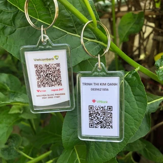 Móc Khoá Mã QR Code Thanh Toán, In Ảnh Lưu Niệm, In Biển Số Xe... Miễn Phí In Theo Yêu Cầu