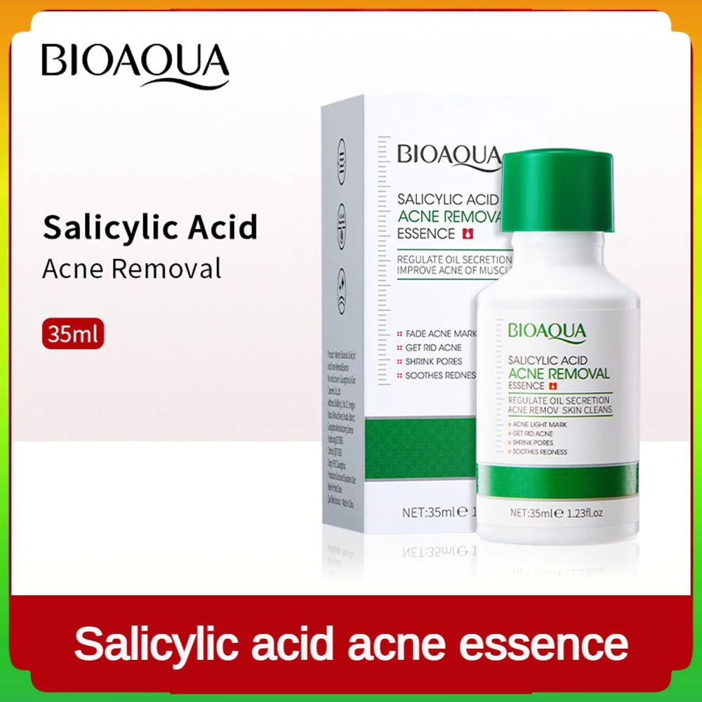 Bioaoua 35Ml Tinh Chất Trị Mụn Axit Salicylic Kiểm Soát Dầu Dưỡng Ẩm Và Làm Sạch Da Giải Pháp Chăm Sóc Da Thu Nhỏ Lỗ Chân Lông Global