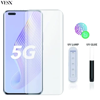 Uv Miếng Dán Cường Lực Toàn Màn Hình Cho Honor 100 90 70 50 Magic 6 Ultimate 5 4 X9 X9a X50 GT Pro Plus Lite 5G 2024