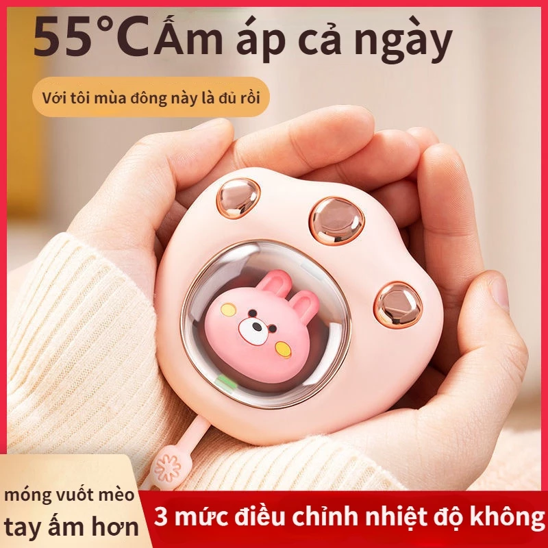 Máy Sưởi Ấm Tay Chân Mèo mini Sạc usb Ba Tốc Độ Trọng Lượng Nhẹ Di Động Trong Mùa Đông