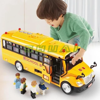 SHUAI Đồ chơi xe bus trường học ( xe buýt ) chạy trớn TWJ23C00CH 48Z231201