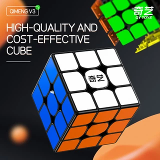 [Picube] QiYi QiMeng Magic Cube 3x3x3 Đen Stickerless Magic Cube Xếp Hình Chuyên Nghiệp Khối Ma Thuật Đồ Chơi Giáo Dục Cho Trẻ Em