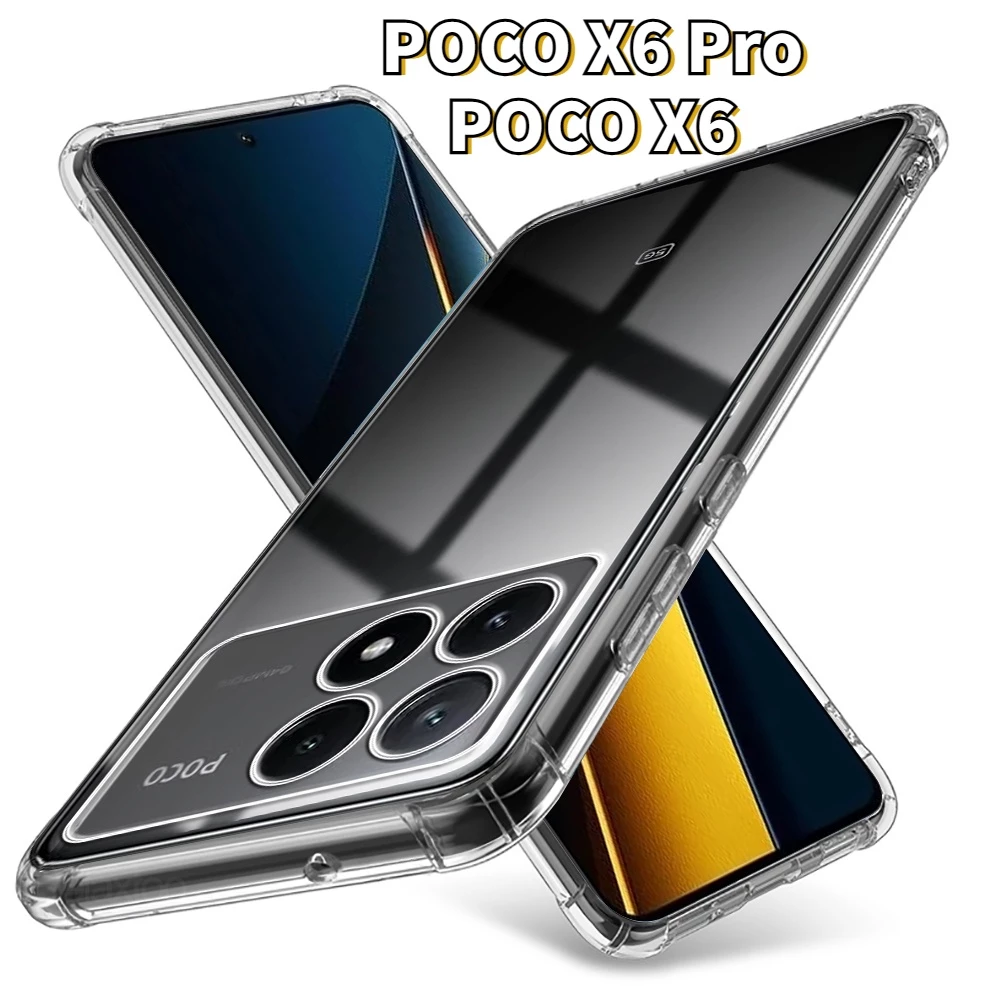 Ốp ĐiệN ThoạI Trong SuốT ChốNg SốC Cho Xiaomi Poco X6 Pro PocoX6 X6Pro Redmi K70 Pro K70Pro K 70 K70E 70E 5G 2023