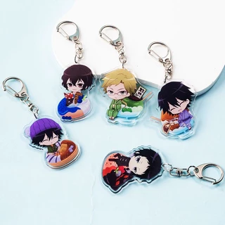 Móc khoá Bungo Stray Dogs Anime KeyChain Kunikida Doppo Dazai Osamu Phụ Kiện Trang Trí Túi xách Balo