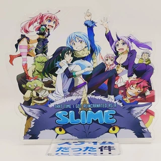 Mô hình Standee Classic Anime That Time I Got Reincarnated as a Slime Rimuru mica trong anime chibi trưng bày