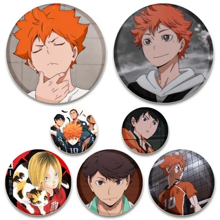 Trâm Cài Áo Hình Hoạt Hình haikyuu 58mm Ghim Cài Áo Ba Lô / Trang Trí Quần Áo Hóa Trang