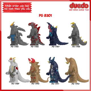 Minifigures quái vật trong siêu nhân điện quang Ultraman - Đồ chơi Lắp ghép Xếp hình Mô hình Mini POGO PG8301