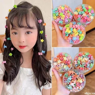 💌💌Set 10 Kẹp Tóc Nhỏ Dễ Thương Phong Cách Hàn Quốc Cho Bé Gái