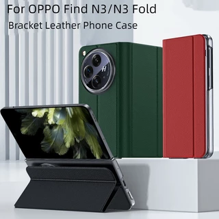 Bao Da Điện Thoại pu + pc Nắp Lật Nam Châm Có Ngăn Đựng camera Chống Sốc Cho findn3 oppo find n3 fold 5g Ốp