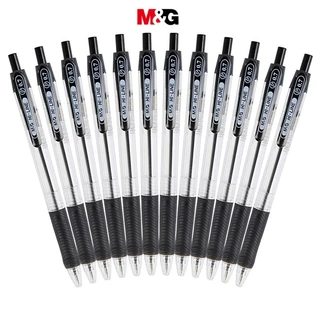 Bút bi bấm M&G mực đen ngòi 0.7mm