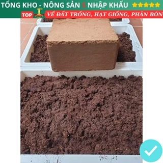 5Kg Đất nén hữu cơ dạng viên xơ dừa dinh dưỡng cho cây chuyên trồng hạt giống, rau mầm, rau sạch, hoa, cây cảnh