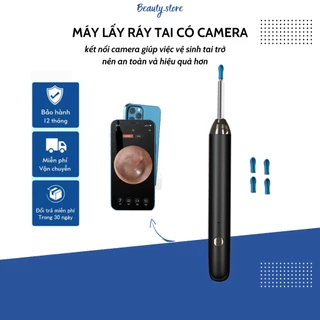 Máy lấy ráy tai có camera kết nối không dây với app trên điện thoại - Beautystore1811