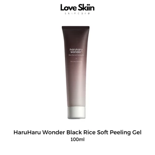 Sửa rửa mặt,  Gel tẩy da chết HARUHARU WONDER Black Rice Soft Peeling Gel 100ml & Moisture 5.5 Soft Cleansing Gel 100ml