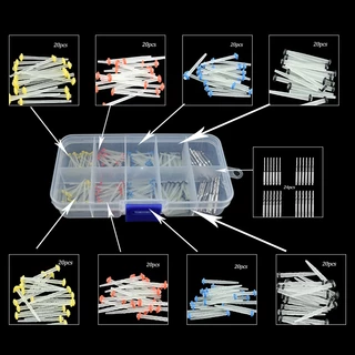 Cột Sợi Thủy Tinh Nha Khoa + 24 Mũi Khoan + 160 Sợi Thủy Tinh + 24 Mũi Khoan