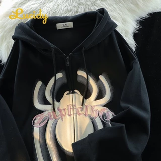 Lucidy Áo Khoác hoodie áo khoác nữ zip hoodie Fashion chic New Style Thời trang WWY23A0O74 43Z231023