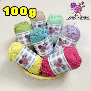 Sợi dệt HUE YARN 1.5mm 100g sợi gai sợi móc túi móc nón (01-17)