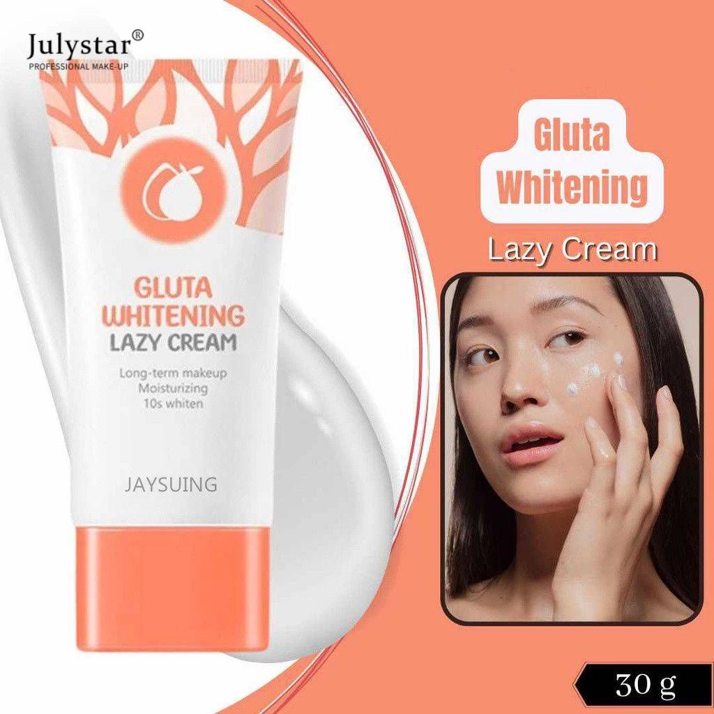 Gluta Làm Trắng Da Lười Kem Dưỡng Ẩm Dưỡng Da Mặt Làm Sáng Và Làm Mềm Da Màu Cam Tẩy Tế Bào Chết Làm Trắng Gel JULYSTAR