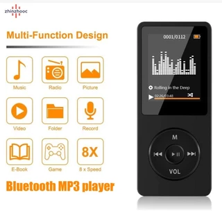 Máy Nghe Nhạc mp3 mp4 fm Siêu Mỏng Kết Nối bluetooth Có Thể Mang Theo Cho Học Sinh mp3