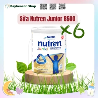[Date 2025] Bộ 06 lon Sữa Nestlé Nutren Junior Singapore 850g