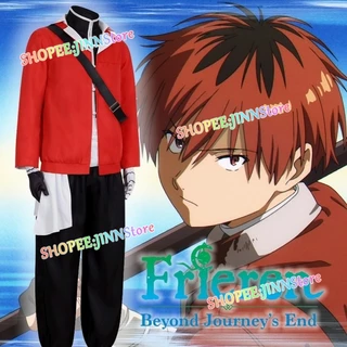 Bộ Trang Phục cosplay Nhân Vật jinn - Friendren beyond Journey 'S end anime stark + Bộ Tóc Giả + Thắt Lưng Hóa Trang stark