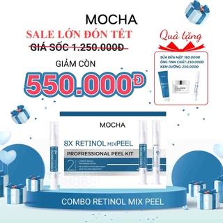 [[ sale tết ]] Peel Da Vi Tảo Mix Retinol Mocha Tái Tạo Da Sinh Học Chính Hãng