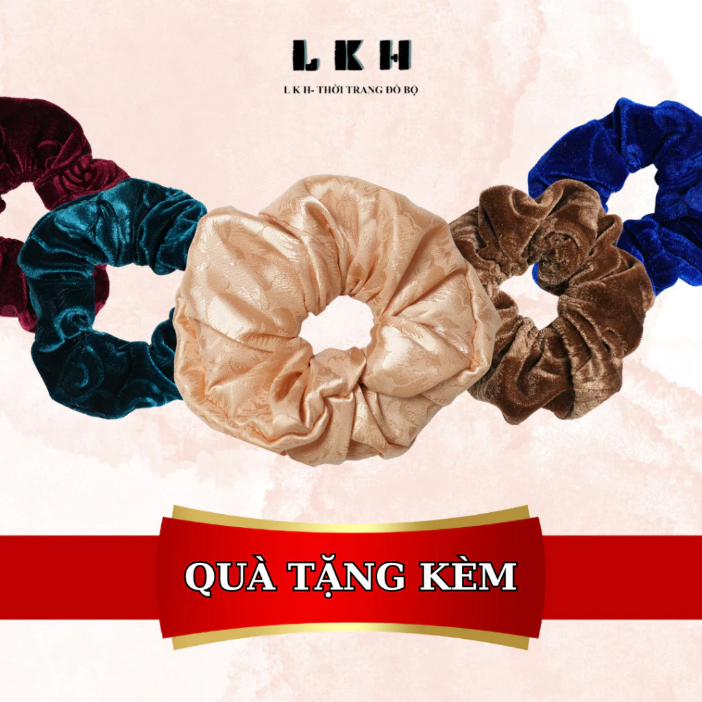 Quà tặn  kèm không bán - Dây buộc tóc cùng màu Thiều Thoa store