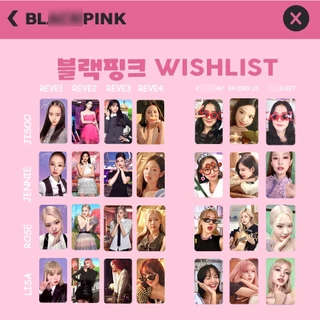 Set 7 Tấm Thẻ Ảnh Nhóm Nhạc Blackpink k4 ms yg lomo