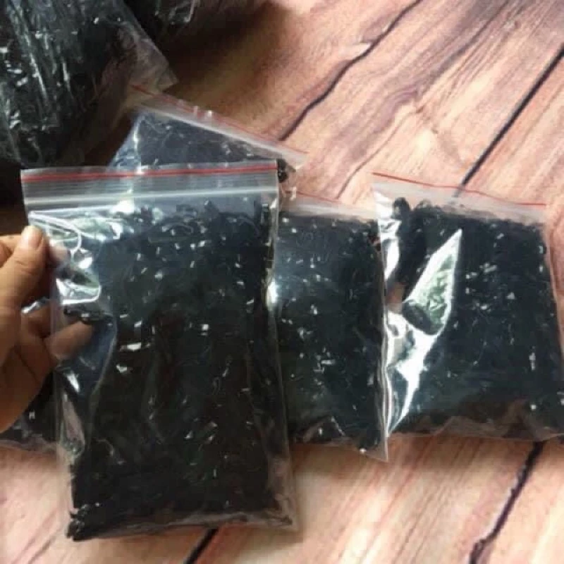 100 gram dây buộc tóc màu đen
