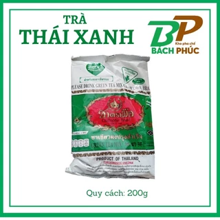 Trà Thái Xanh (ChaTraMue) 200g - Nguyên Liệu Trà Sữa Thái Xanh - Bách hóa tổng hợp Bách Phúc Đà Nẵng