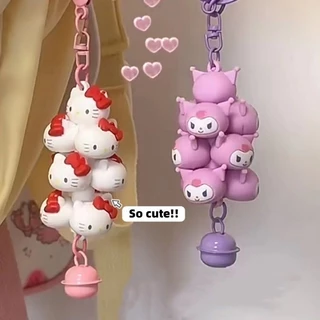 Móc Chìa Khóa Hình sanrio kuromi cinnamoroll hello kitty my melody Dễ Thương